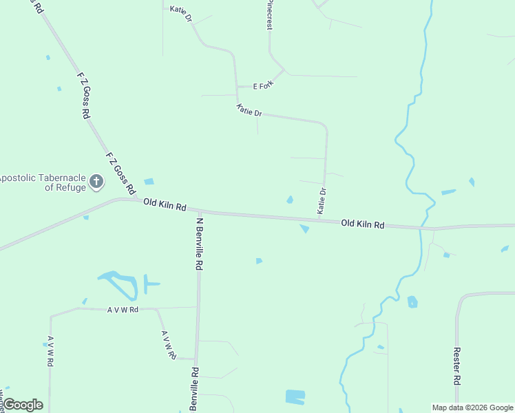 map of restaurants, bars, coffee shops, grocery stores, and more near 12240 Old Kiln Road in Picayune