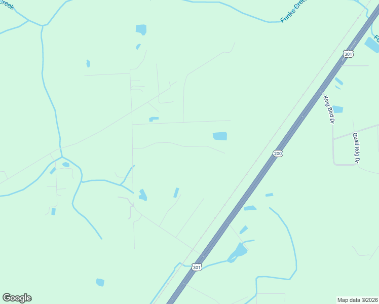 map of restaurants, bars, coffee shops, grocery stores, and more near 34295 Daybreak Drive in Callahan