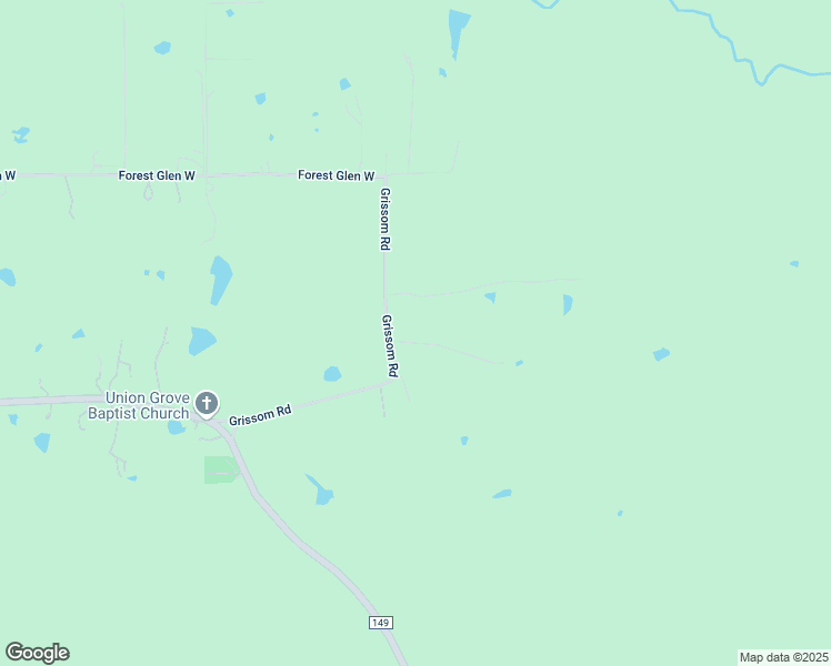 map of restaurants, bars, coffee shops, grocery stores, and more near 19834 Grissom Road in Richards