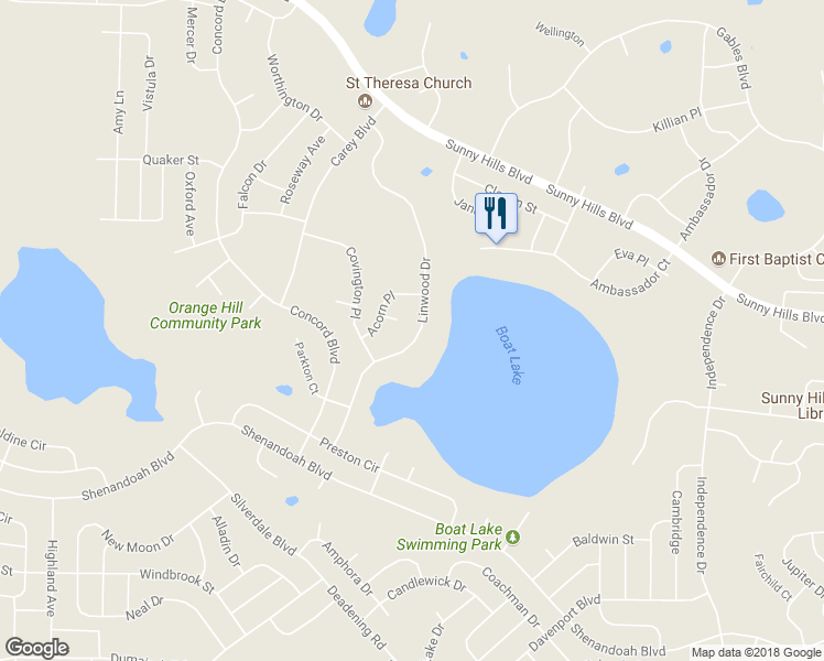 map of restaurants, bars, coffee shops, grocery stores, and more near 4050 Linwood Drive in Chipley