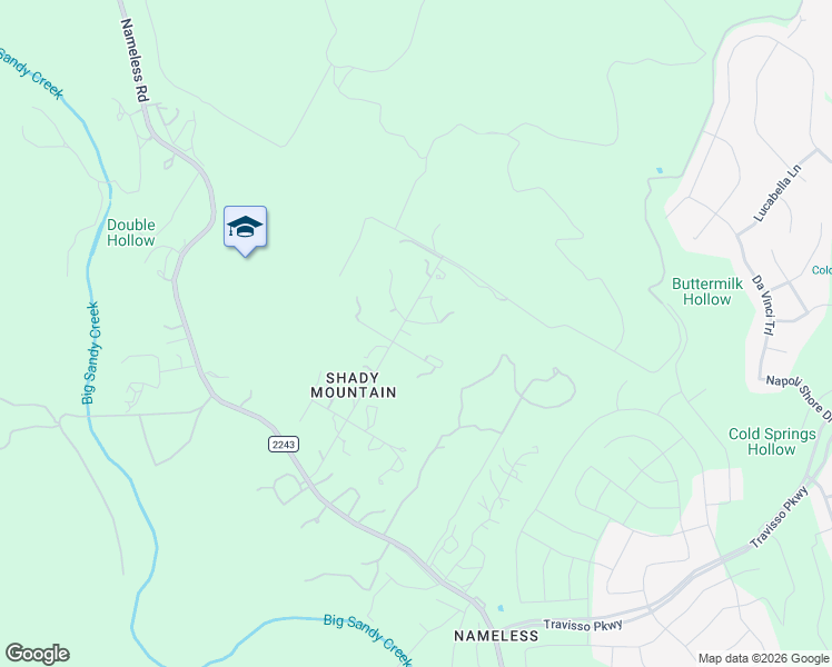 map of restaurants, bars, coffee shops, grocery stores, and more near 13101 Shady Mountain Road in Leander