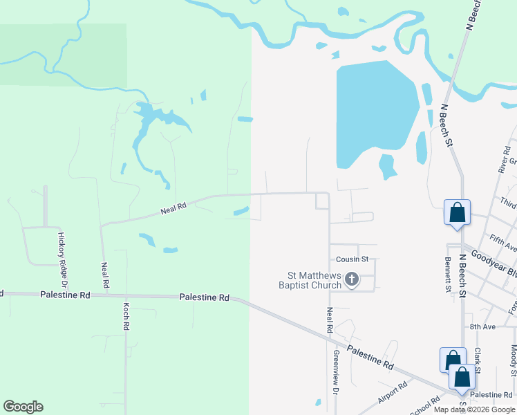 map of restaurants, bars, coffee shops, grocery stores, and more near 110 Billy Smith Road in Picayune