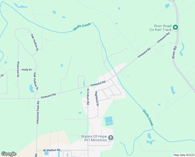 map of restaurants, bars, coffee shops, grocery stores, and more near 47025 Ligia Place in Hammond