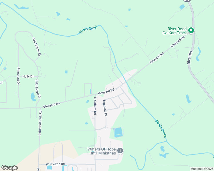 map of restaurants, bars, coffee shops, grocery stores, and more near 47020 Ligia Place in Hammond