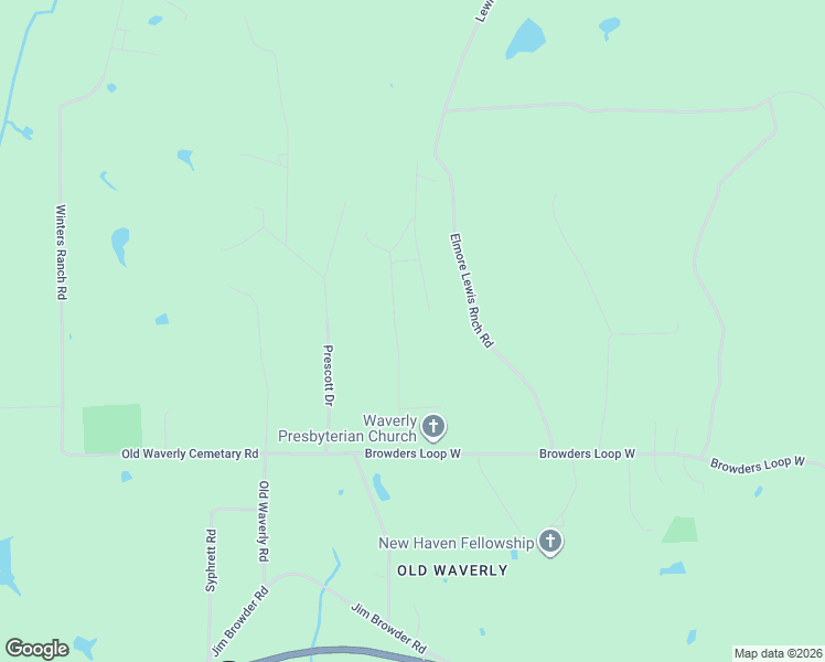 map of restaurants, bars, coffee shops, grocery stores, and more near 309 Colquitt in New Waverly