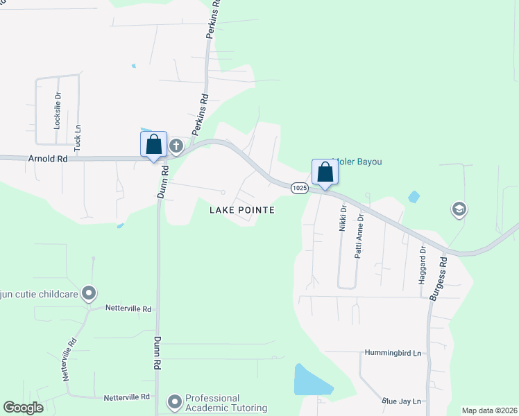 map of restaurants, bars, coffee shops, grocery stores, and more near 32430 Creek Pointe Drive in Denham Springs