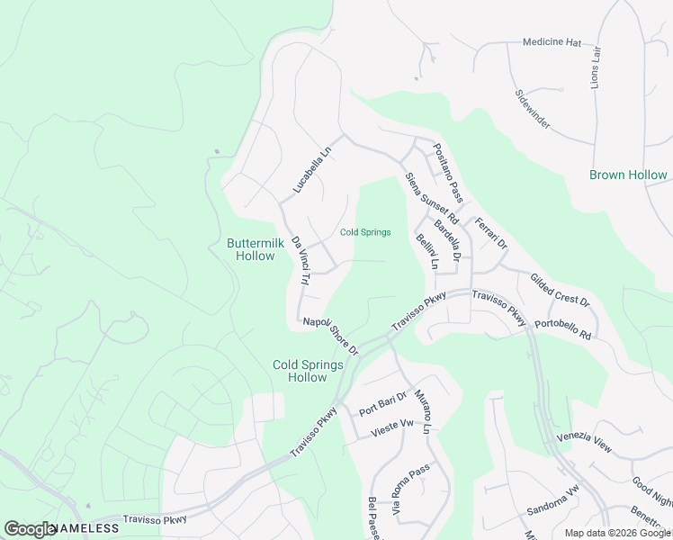 map of restaurants, bars, coffee shops, grocery stores, and more near 4600 Apollonia Way in Volente
