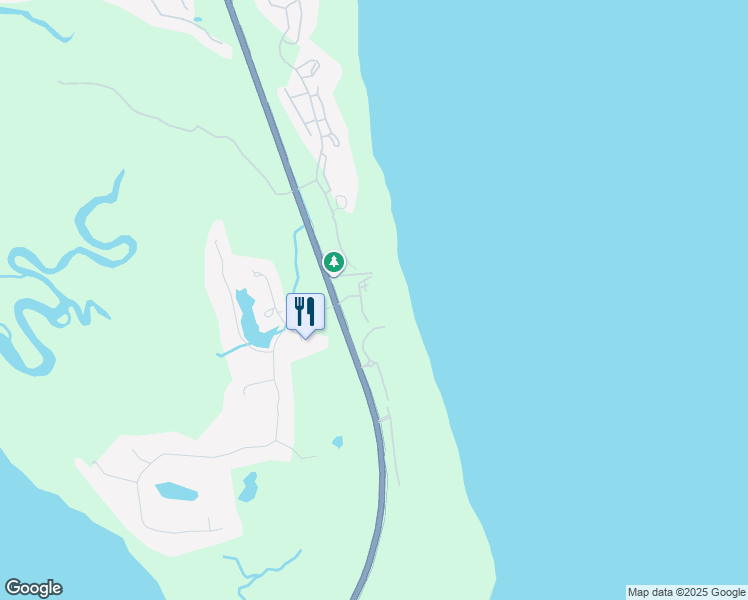 map of restaurants, bars, coffee shops, grocery stores, and more near 8030 1st Coast Highway in Nassau County