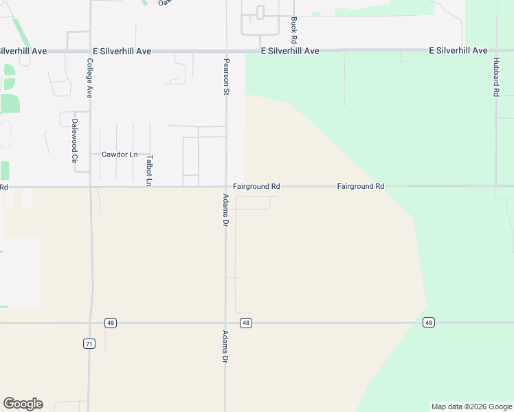 map of restaurants, bars, coffee shops, grocery stores, and more near 21250 Adams Drive in Robertsdale