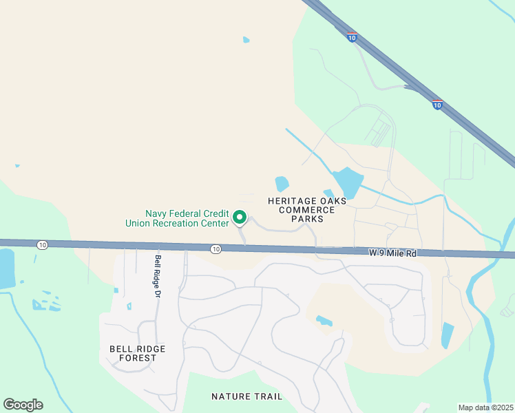 map of restaurants, bars, coffee shops, grocery stores, and more near 5550 Heritage Oaks Drive in Pensacola