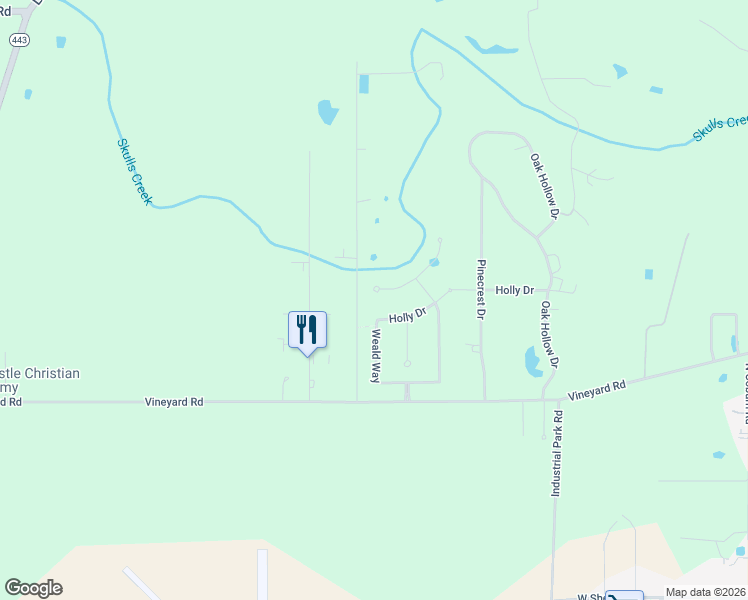 map of restaurants, bars, coffee shops, grocery stores, and more near 19166 Magnolia Banks in Hammond