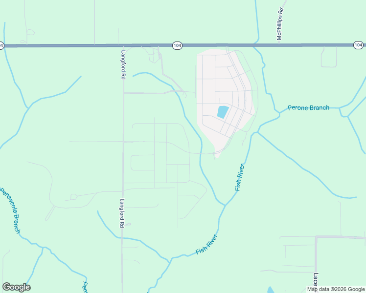 map of restaurants, bars, coffee shops, grocery stores, and more near Yosemite Boulevard in Fairhope