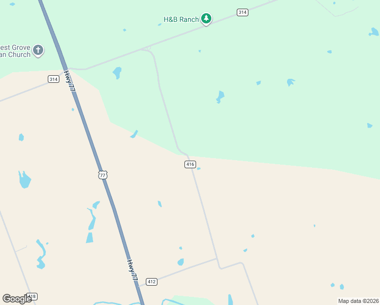 map of restaurants, bars, coffee shops, grocery stores, and more near 1216 County Road 416 in Lexington