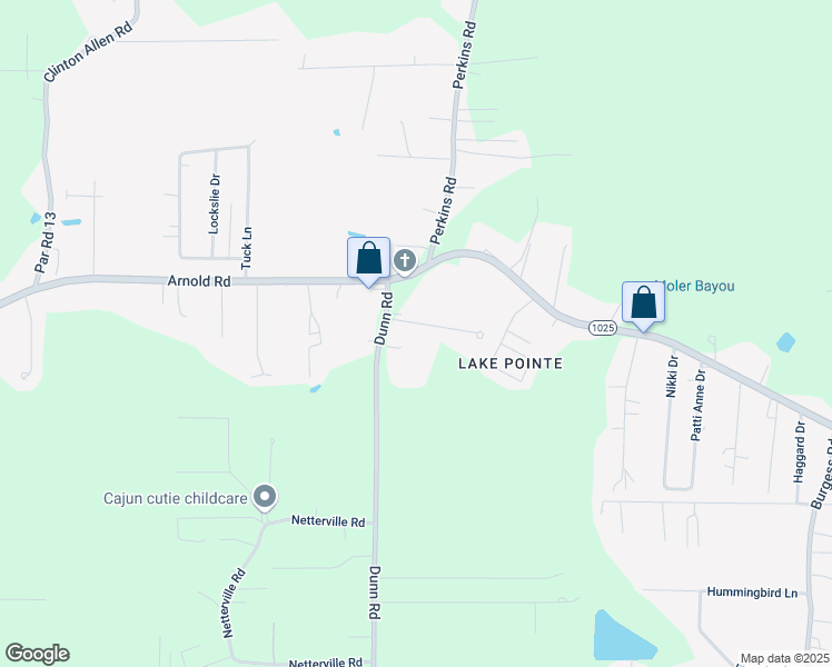 map of restaurants, bars, coffee shops, grocery stores, and more near 32113 Oak Landing Avenue in Denham Springs