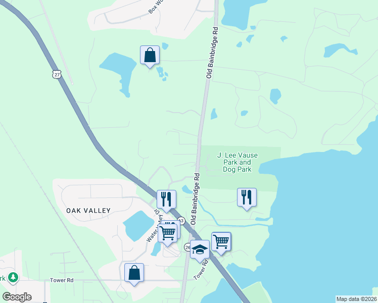 map of restaurants, bars, coffee shops, grocery stores, and more near 5016 Matthew Carter Court in Tallahassee