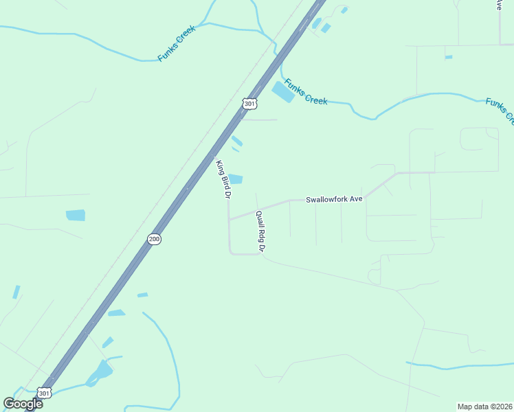 map of restaurants, bars, coffee shops, grocery stores, and more near Quail Ridge Avenue in Nassau County