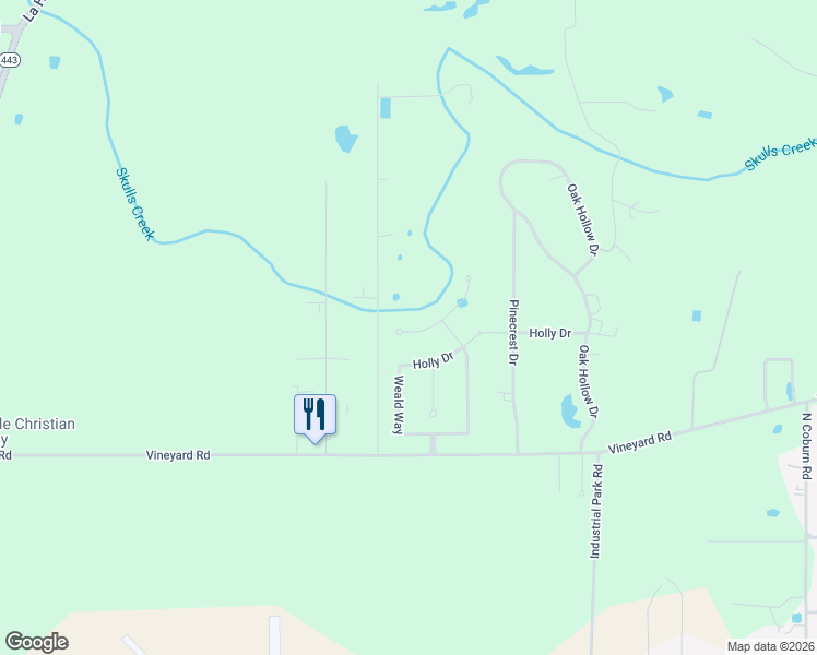 map of restaurants, bars, coffee shops, grocery stores, and more near 19166 Magnolia Banks in Hammond