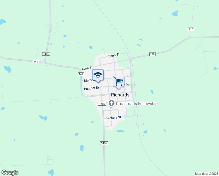 map of restaurants, bars, coffee shops, grocery stores, and more near 5252 Colorado Street in Richards