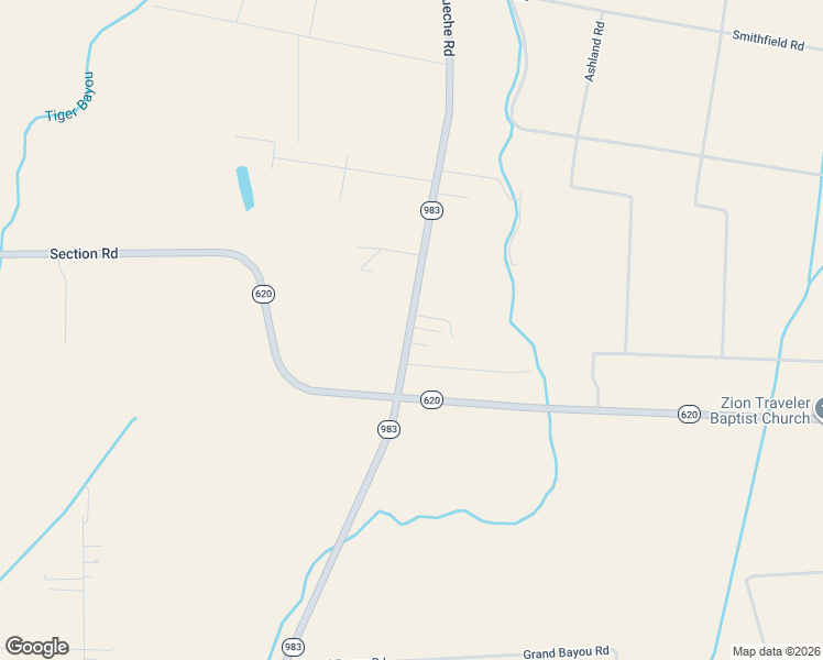 map of restaurants, bars, coffee shops, grocery stores, and more near 4980 Bueche Road in Port Allen