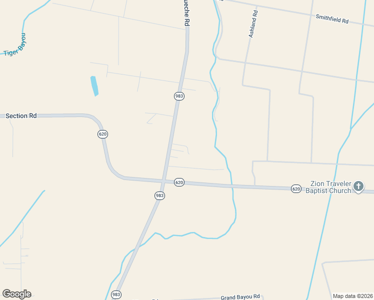 map of restaurants, bars, coffee shops, grocery stores, and more near 4936 Bueche Road in Port Allen