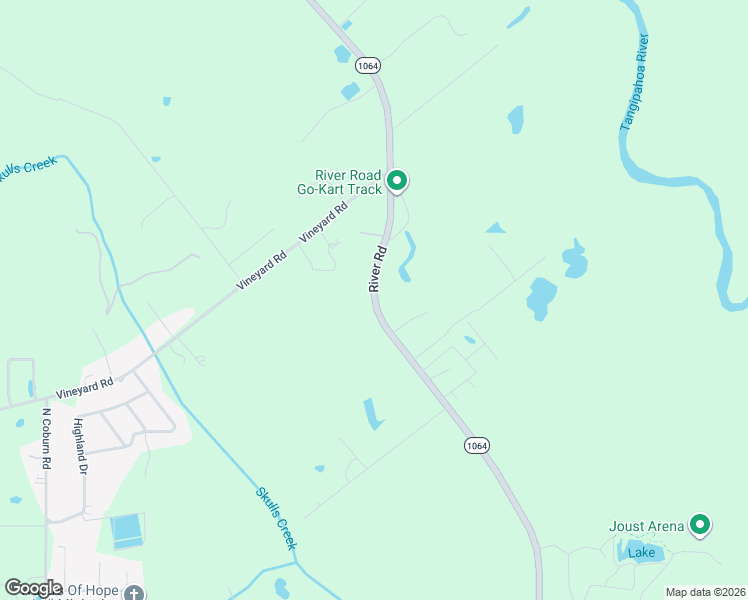 map of restaurants, bars, coffee shops, grocery stores, and more near River Road in Hammond