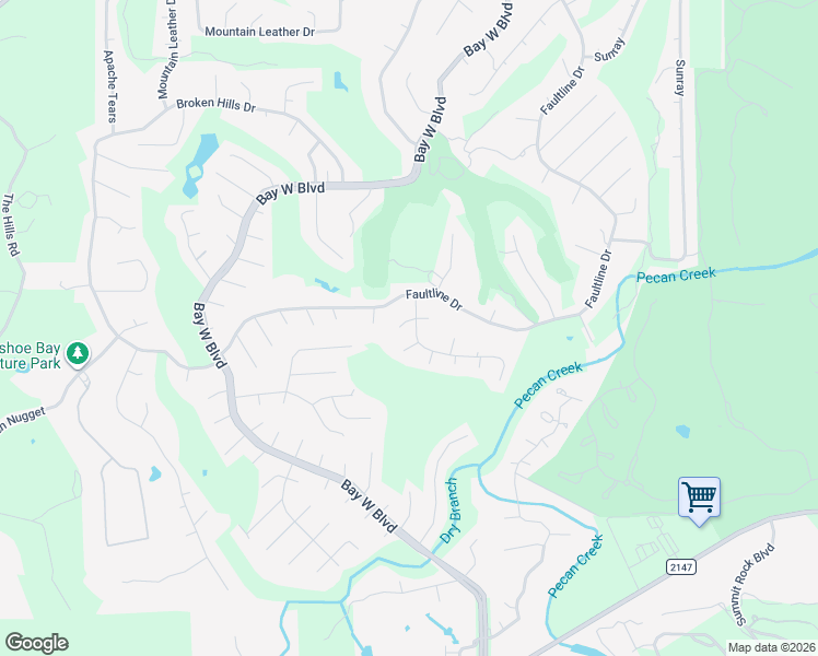 map of restaurants, bars, coffee shops, grocery stores, and more near 1504 Hi Fault in Horseshoe Bay