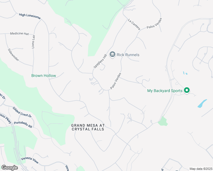 map of restaurants, bars, coffee shops, grocery stores, and more near 2031 Palos Verdes in Leander