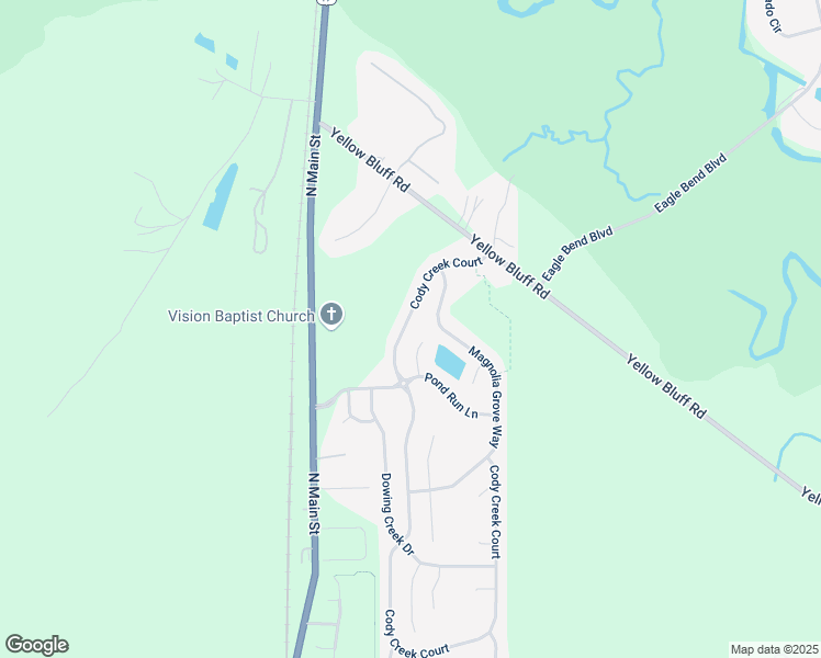 map of restaurants, bars, coffee shops, grocery stores, and more near 16403 Tison Bluff Road in Jacksonville