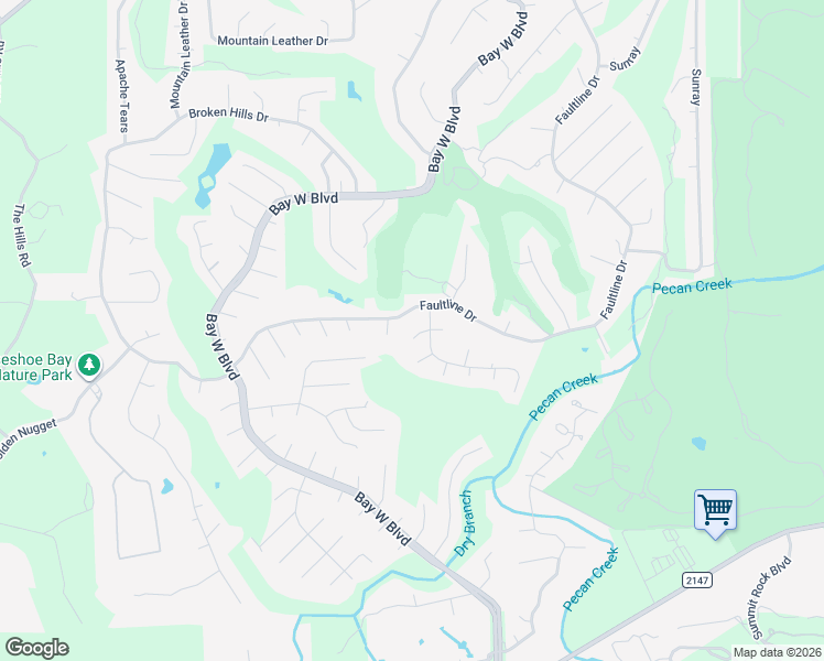 map of restaurants, bars, coffee shops, grocery stores, and more near 1504 Hi Fault in Horseshoe Bay