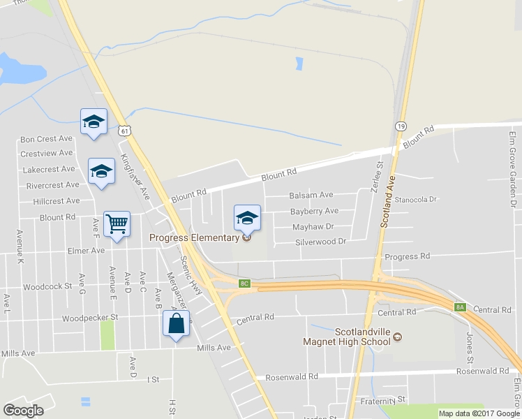 map of restaurants, bars, coffee shops, grocery stores, and more near 10515 Tallow Drive in Baton Rouge