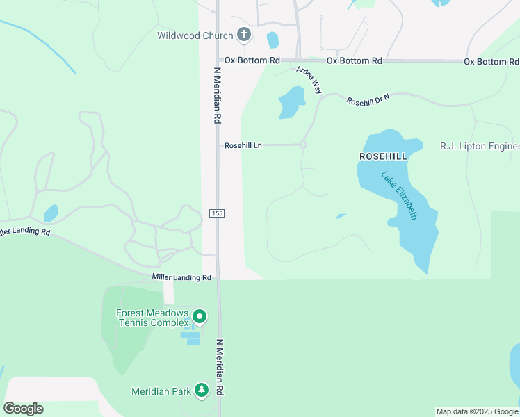 map of restaurants, bars, coffee shops, grocery stores, and more near 188 Rosehill Drive West in Tallahassee