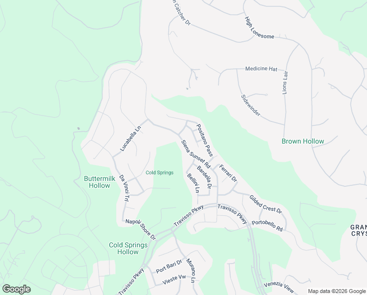 map of restaurants, bars, coffee shops, grocery stores, and more near 1401 Siena Sunset Road in Leander