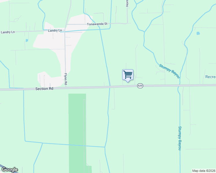 map of restaurants, bars, coffee shops, grocery stores, and more near 11224 Section Road in Port Allen