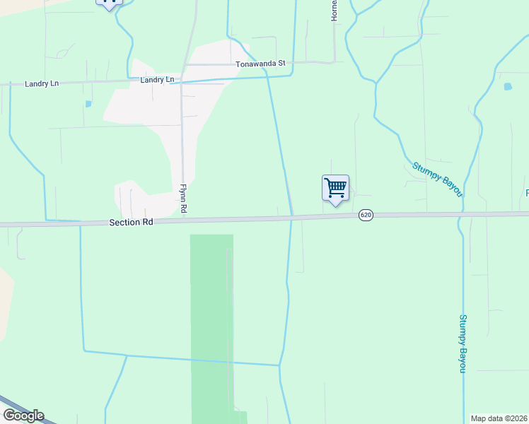 map of restaurants, bars, coffee shops, grocery stores, and more near 11308 Section Road in Port Allen