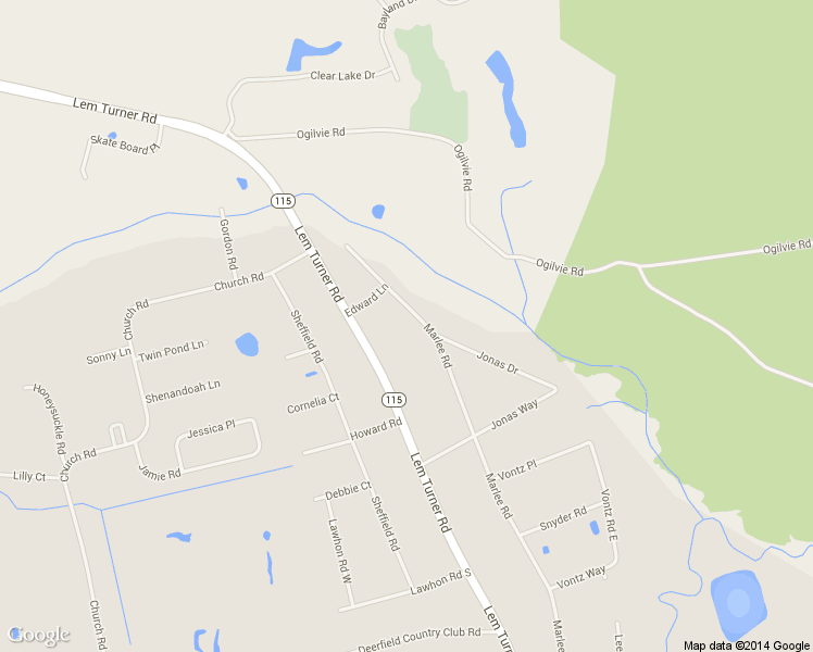 map of restaurants, bars, coffee shops, grocery stores, and more near 54525 Marlee Road in Callahan