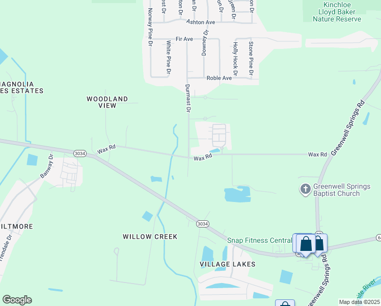 map of restaurants, bars, coffee shops, grocery stores, and more near 4 Durmast Drive in Central