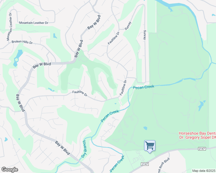 map of restaurants, bars, coffee shops, grocery stores, and more near 107 Lachite in Horseshoe Bay