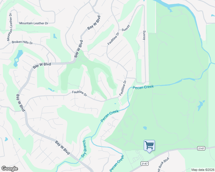 map of restaurants, bars, coffee shops, grocery stores, and more near 104 Lachite in Horseshoe Bay