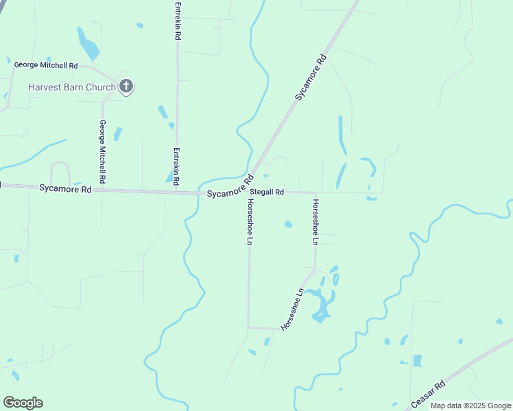 map of restaurants, bars, coffee shops, grocery stores, and more near 13 Horseshoe Lane in Carriere