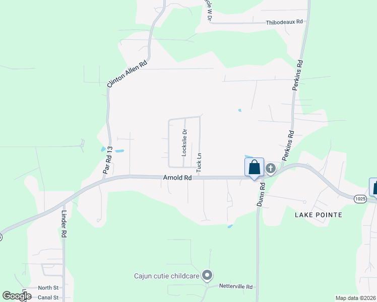 map of restaurants, bars, coffee shops, grocery stores, and more near 32255 Tuck Lane in Denham Springs