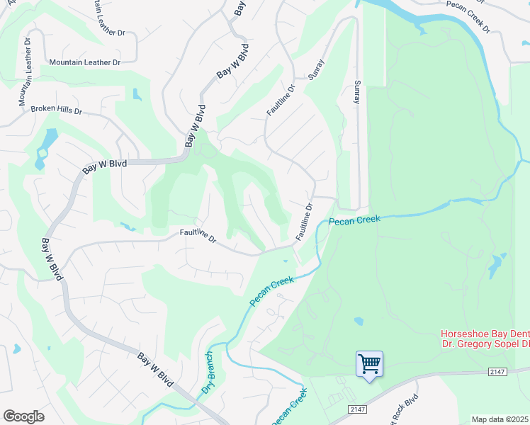 map of restaurants, bars, coffee shops, grocery stores, and more near 104 Lachite in Horseshoe Bay
