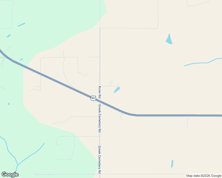 map of restaurants, bars, coffee shops, grocery stores, and more near 21756 -B Koier Road in Robertsdale