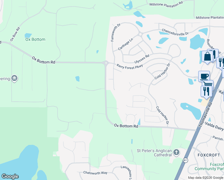 map of restaurants, bars, coffee shops, grocery stores, and more near 5867 Dahlgren Trail in Tallahassee