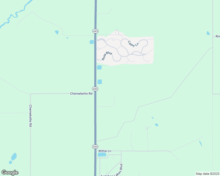 map of restaurants, bars, coffee shops, grocery stores, and more near 47270 Louisiana 445 in Robert