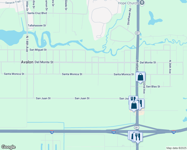 map of restaurants, bars, coffee shops, grocery stores, and more near 2967 North 25th Avenue in Milton