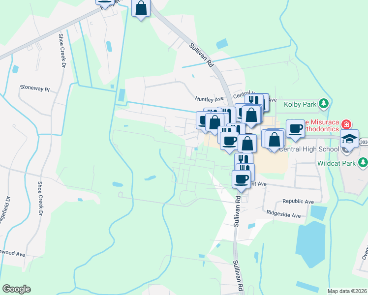 map of restaurants, bars, coffee shops, grocery stores, and more near 14252 Wax Road in Baton Rouge