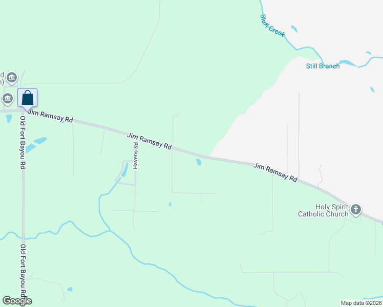 map of restaurants, bars, coffee shops, grocery stores, and more near 7496 Jim Ramsay Road in Vancleave