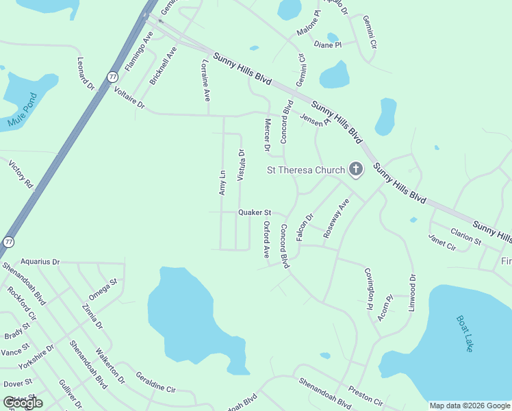 map of restaurants, bars, coffee shops, grocery stores, and more near 2210 Quaker Street in Chipley