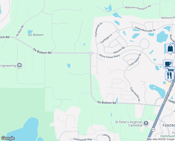 map of restaurants, bars, coffee shops, grocery stores, and more near 2501 Spotsylvania Court in Tallahassee