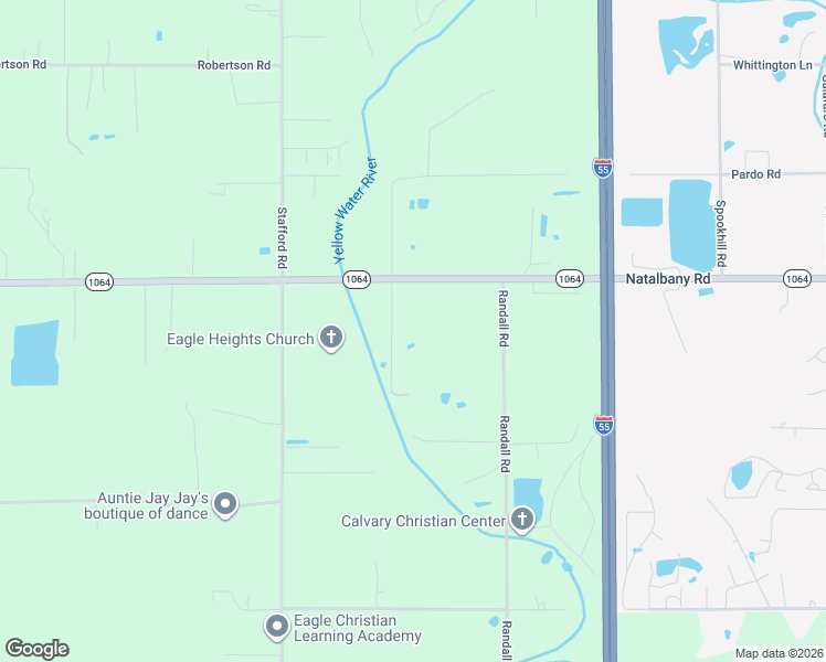map of restaurants, bars, coffee shops, grocery stores, and more near 47318 G Rogers Road in Tickfaw